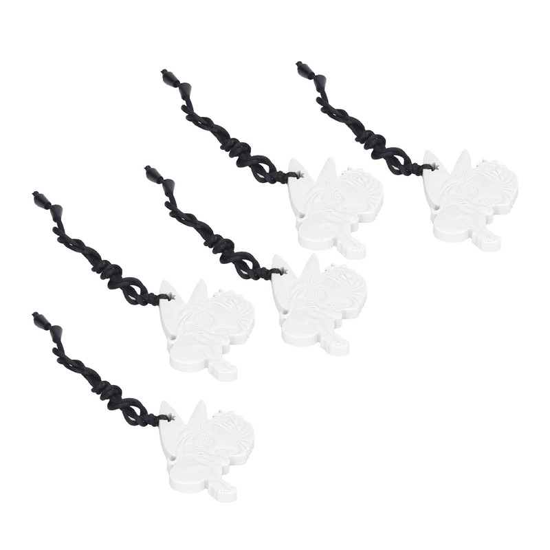 5Pcs Chew Necklace Food Grade Silicone Chewing Pendant for Toddlers
