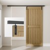 8FT Ceiling Mount Box Rail Barn Door Hardware Kit,Heavy Duty