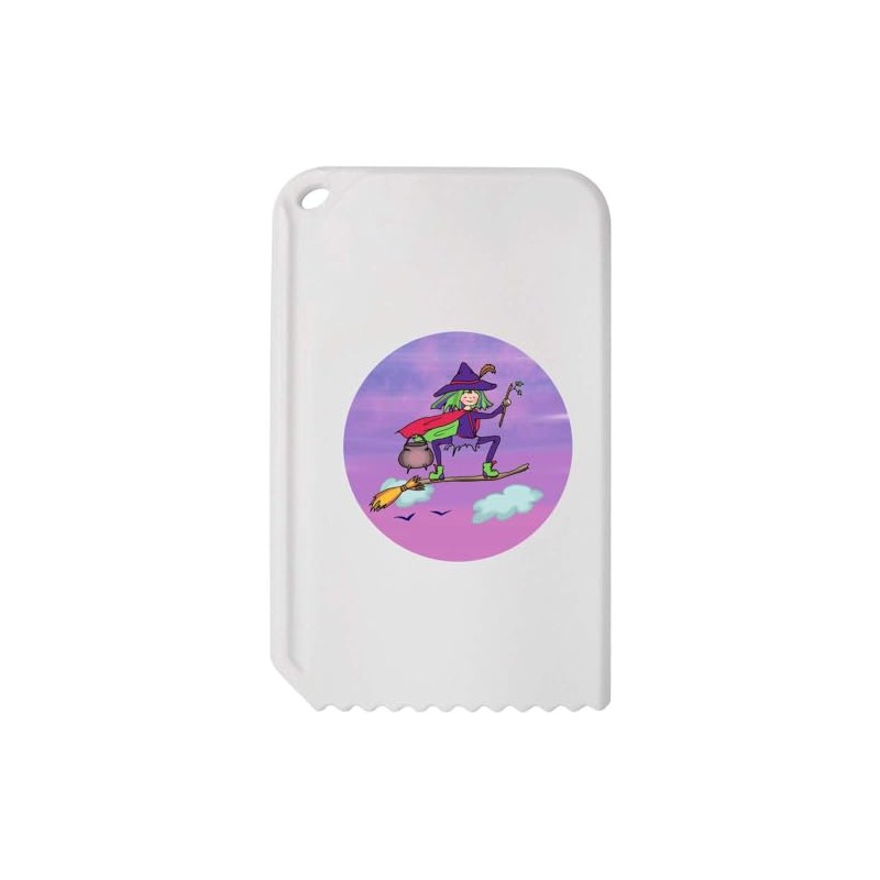 Azeeda 'Witch Riding Broomstick' Plastic Ice Scraper (IC00041284)
