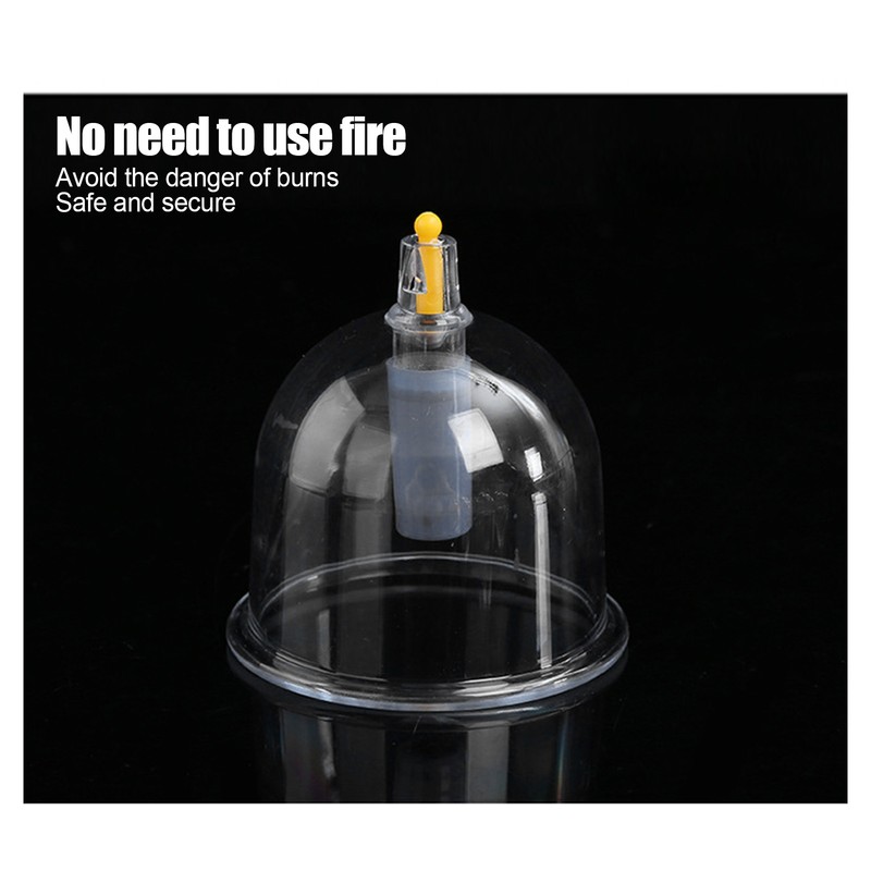 24pcs Professional Magnetic Therapy Vacuum Suction Cupping Set Body Treatment