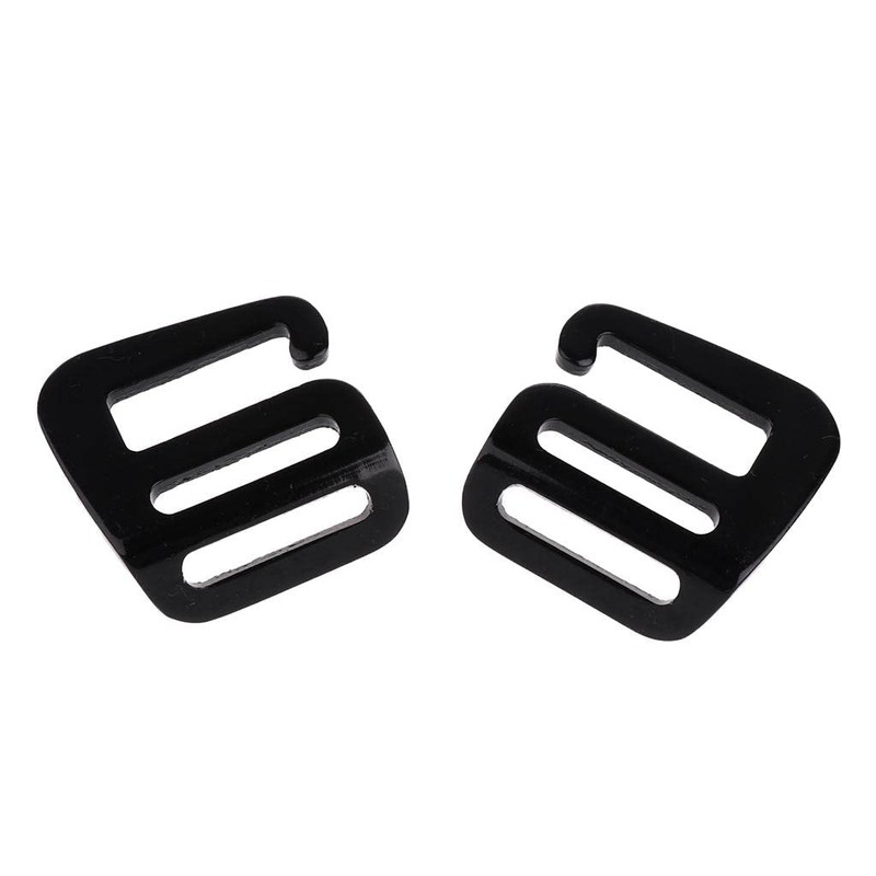 yuksok 2pcs Backpack g Shaped Hook Webbing Buckle Hardware, Lightweight
