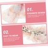 TOVINANNA Hair Bow Clip for Women Elegant Back Hair Barrette