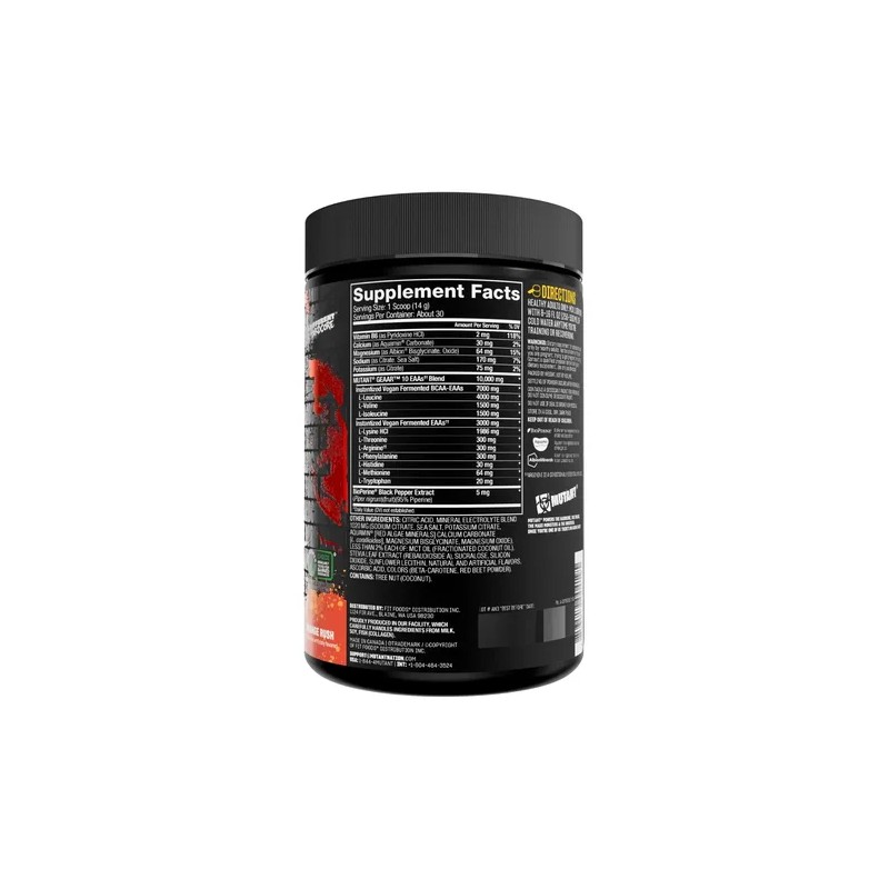 Mutant Geaar Eaa Polvo 9.4 G Arginina 7 G Bcaa