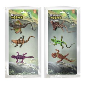 Reptile World Cutie Lizard 3P / Flexible and durable TPR material lizard model / 파충류세계 큐티 도마뱀 3P  유연하고 내구성 좋은 TPR 소재의 도마뱀 모형