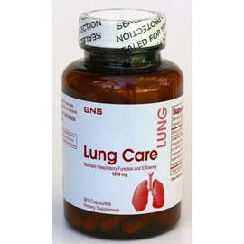 GNS Super Strength Lung Care, All Natural, 1000mg, 90 Capsules, Special Herbal Formula!