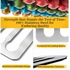 Coffee Capsule Holder Stainless Steel Wall Mounted Under Drawer Storage