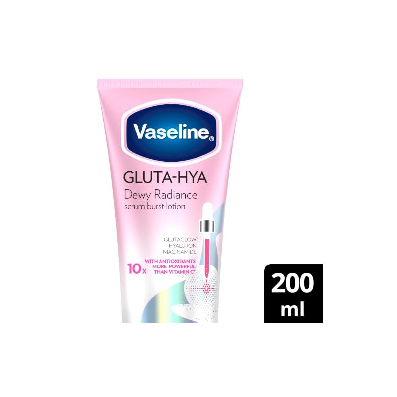 Vaseline Gluta-Hya Dewy Radiance Serum Burst Lotion 200 ml