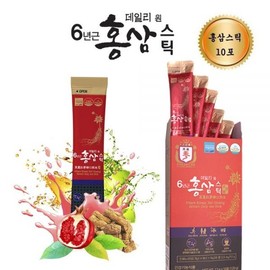 Daily One 6-Year-Old Red Ginseng Sticks / 데일리원 6년 근 홍삼 스틱
