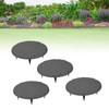 Outdoor Step Stones, Stepping Stones with Ground Stakes, Polypropylene Resin