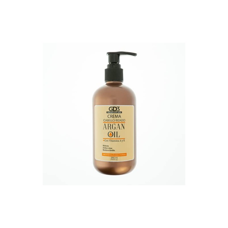 GD3 Crema de rizos con Aceite de Argán 290 ml