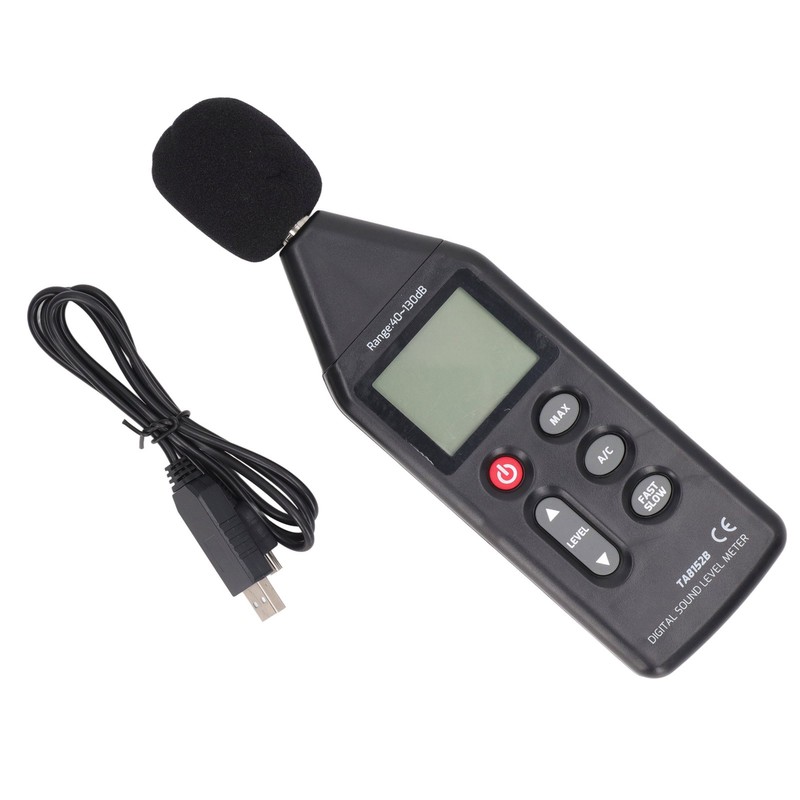 Noise Tester Sound Level Meter High Accuracy Large LCD Screen