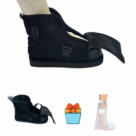 Aylashine Adjustable Post Op Shoe, Thin, breathable, suitable for spring and summer, high top (L)