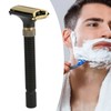 Double Edge Safety Trimmer Reusable Slip Resistant Metal Men Safety