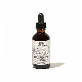 Anima Mundi Apothecary Herbal Ashwagandha Drops - Happiness Tonic for Gentle Mood Support and Relaxation - Adaptogenic Drops with Organic Ashwagandha, Rhodiola, St. John's Wort & More (2oz / 59ml)