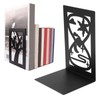 4Pcs Metal Book Ends Orderly Storage Arbitrary Adjustment Smoother Edges