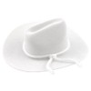 Homeford Mini Cowboy Hat Party Favor, 4-inch, 12-count, White