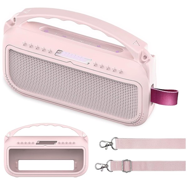 BCWEGION Silikonhülle Tragetasche Case für Bose SoundLink Flex 2.Gen Lautsprecher,