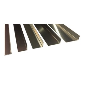 304 Brushed Stainless Steel Back of Kitchen Stove Inside Corner Gap Filler Angle Trim (1" x 2", 30)