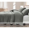 Chezmoi Collection Cliff 3-Piece Lightweight Cooling Comforter Set, Oversized King