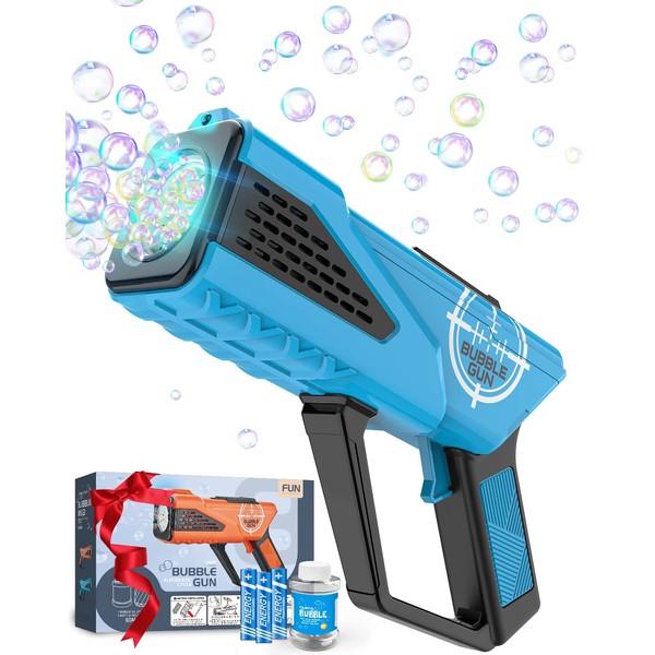 Boerfmo Bubble Gun Machine for Kids - Bubble Blower with