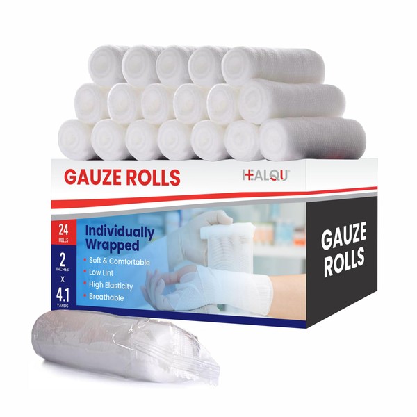 HEALQU Gauze Bandages - High Quality & Woven Fixation Bandages