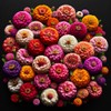 SeedsUP - 100+ Zinnia Elegans Liliput Dwarf Mix - Flower