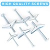 Set of 15 toggle screws and 1/4" wing nut for