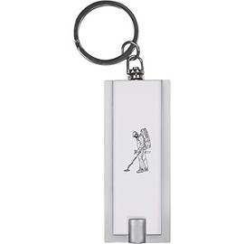 Azeeda 'Metal Detecting' LED Torch Keyring – Compact Pocket Flashlight with Keychain – Handy Mini Light for Bags and Keys (KT00025562)