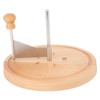 Cheese Curler Professional Ergonomic Handle Rotating Cheese Flower Cutter for