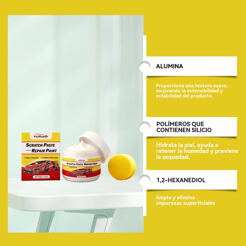 Cera Pulidora Para Reparar Rayones En La Pintura De