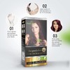 Combo Pack-2pcs Herbishh for Gray Hair Color Shampoo + 1pc