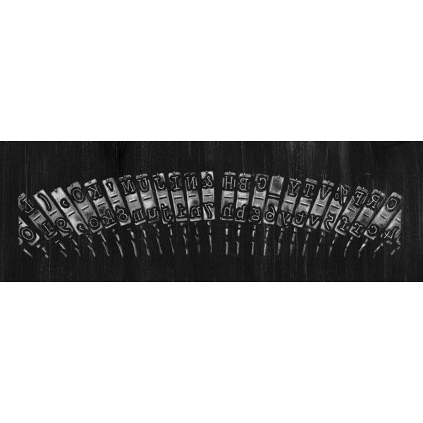 Antique Typewriter Bars Poster Print - Ethan Harper (36 x