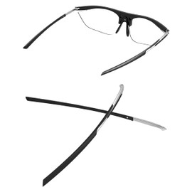 MYCOURAG Replacement Temples Arms Legs Compatible with Rudy Project Rydon Standard Sunglass Frame Repair Kit-Silver