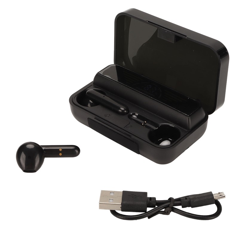 Wireless Bluetooth Earbuds LED Digital Display Stereo Fast Charging Earbuds