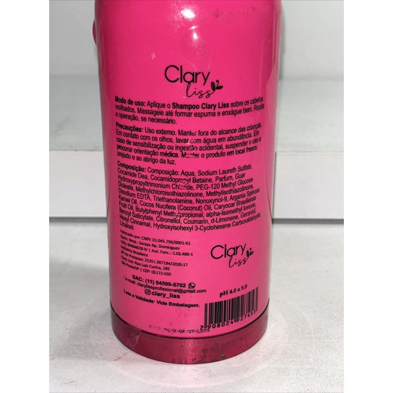 Pink Ruby Shampoo 01 Hair Treatment, 1 Liter New Damaged