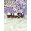 Magic Purple Handmade Nail Tips - Short Almond / 매직퍼플