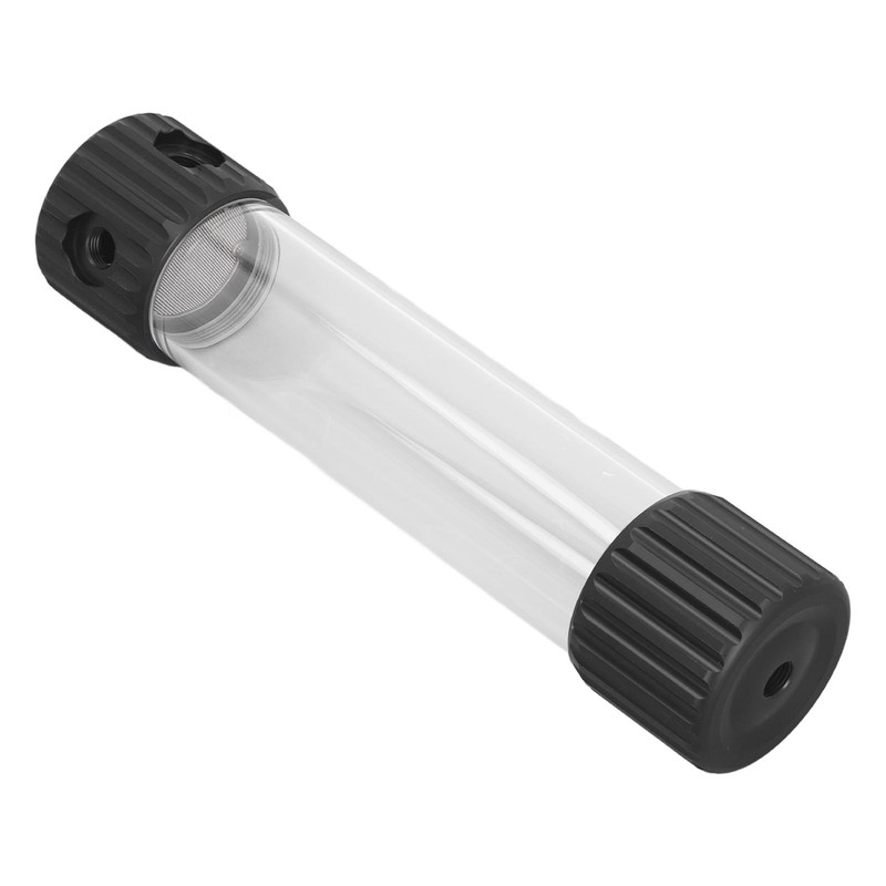 295mm Cylindrical Water Cooling Tank G1/4 Thread PMMA POM Transparent
