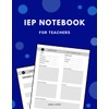 IEP Notebook For Teachers, IEP Meeting Planner, Up to 39