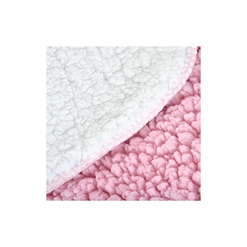 Micro-Pro Large Luxury Soft Sherpa Fleece Blanket Chunky Double Layer