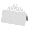 HICOHAND Table Name Place Cards, 50 PCS Crucifix Table Cards