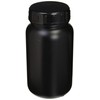 Mizuho Chemical Industry 0090BK Wide Mouth Black Bottle, Made of PE, 0.6 gal (2 L)