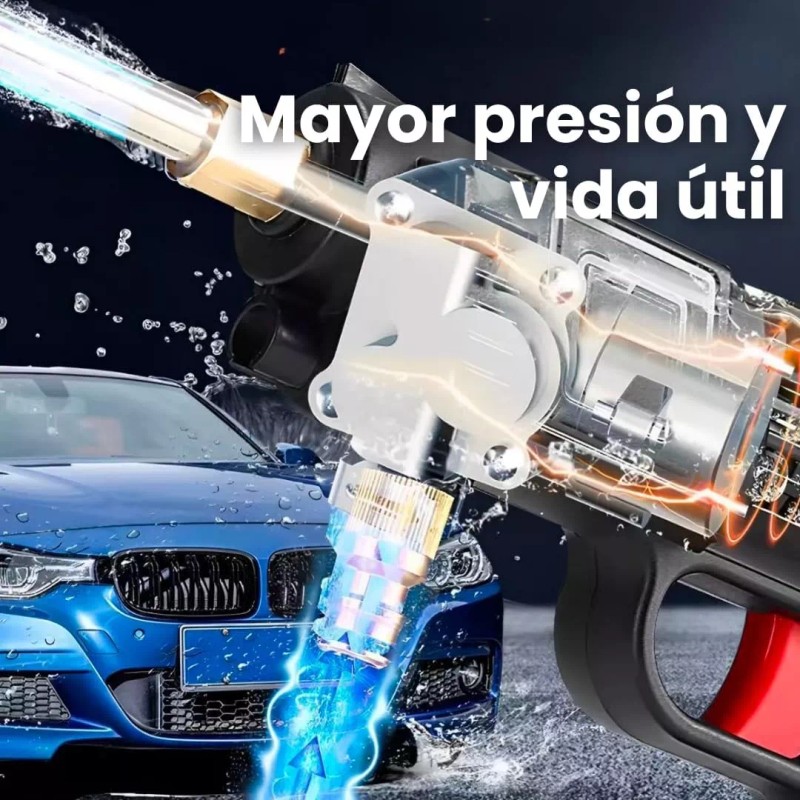 Mastery Brand Hidrolavadora Electrica Pistola Para Lavado Autos Portatil