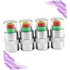 ULTECHNOVO 4pcs Car Tire Pressure Monitor Sensor Indicator Tyre Deflator