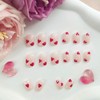 Valentine's Day Press on Nails Short Square Fake Nails with