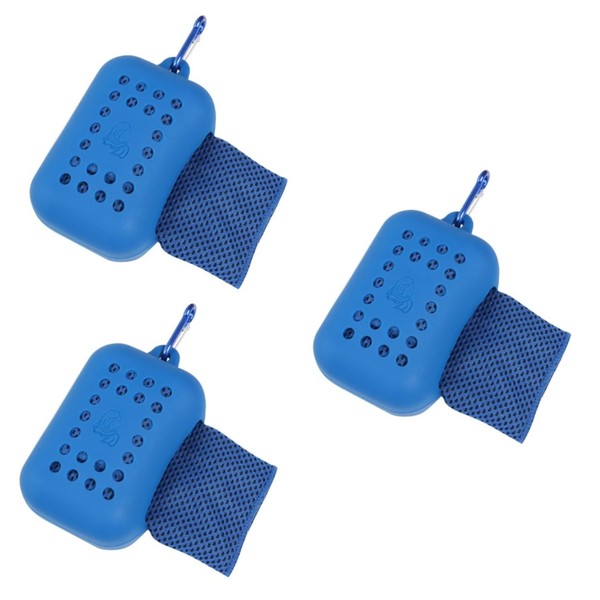 BESPORTBLE 3pcs Outdoor Sports Accessory Polyester Cooling Towel Quick Dry