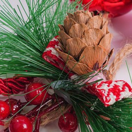 ZONADAH Pentagram Christmas Bells Christmas Pendant Star Bell Christmas Tree Decorations Christmas Hanging Ornaments for Fireplace Wall Door Party Wedding Decorations