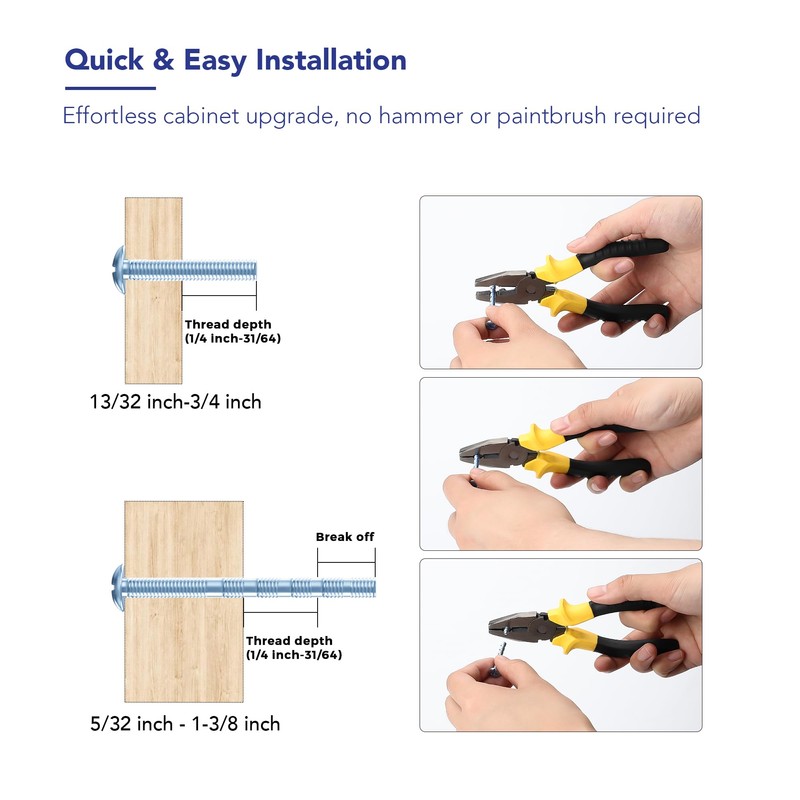 10 Pack Cabinet Pulls Single Hole Brushed Nickel Cabinet Handles