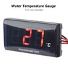 Motorcycle Digital Water Temperature Gauge Ultra Thin DC 12V LCD