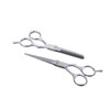 Ipetboom Stainless Steel Professional Hair Scissors 2pcs Flat Scissor Set
