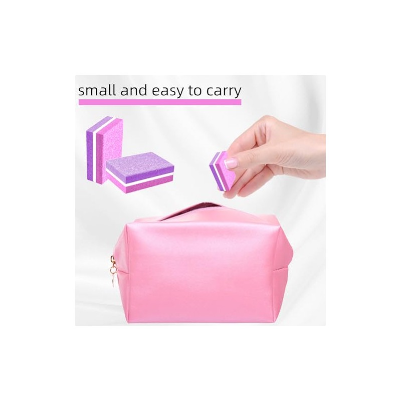 50 piezas de esponja para uñas, mini limas de uñas